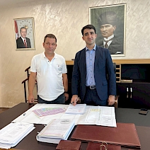 Kaymakamımız Sn. Ömer Sevgili İpsala OSB ile ilgili son planları hazırlatıp imzalamıştır