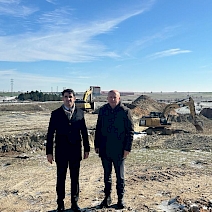 Kaymakamımız Sn. Ömer Sevgili, Gazdaş Bölge Müdürü Tamer AKASLAN ile birlikte İPSALA OSB’de yerinde inceleme yaptı.