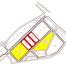 İmar Planına Göre Tahsis Bekleyen Sanayi Parsellerini Gösterir Plan Taslağı